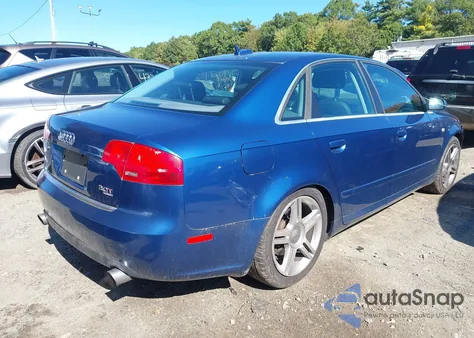 2005 Audi A4 2.0T z USA, uszkodzony, nr VIN WAUDF68E85A444499